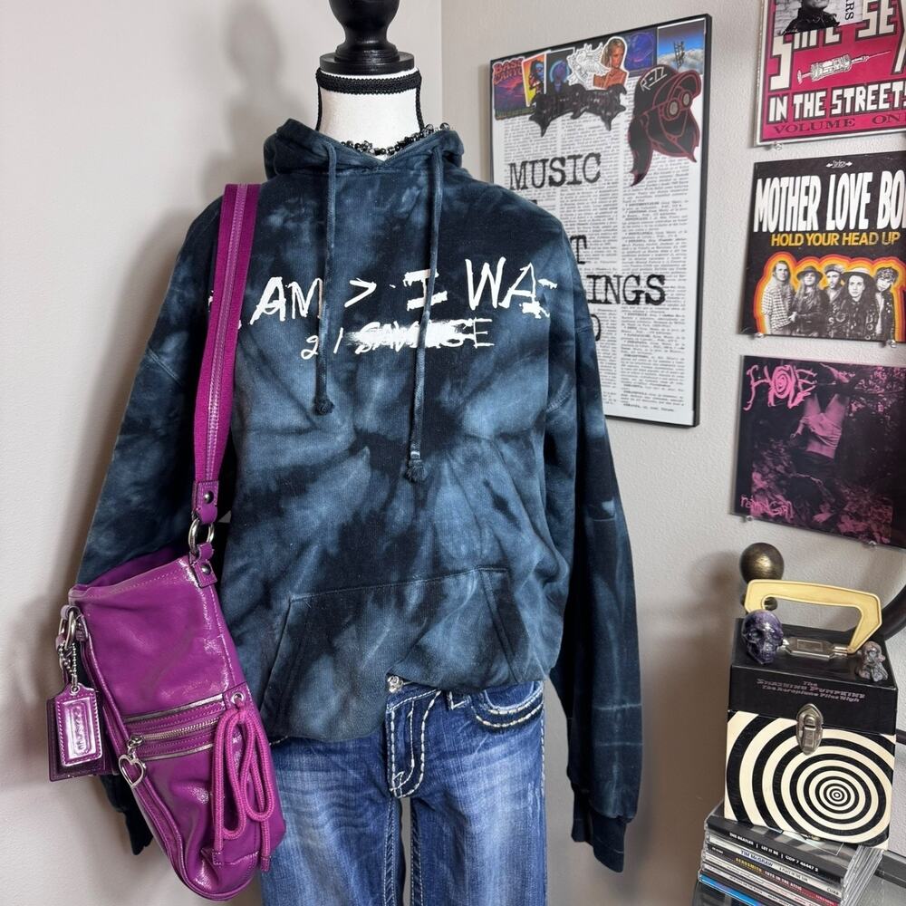 21 Savage I AM I WAS concert tour Hoodie Tie Dye